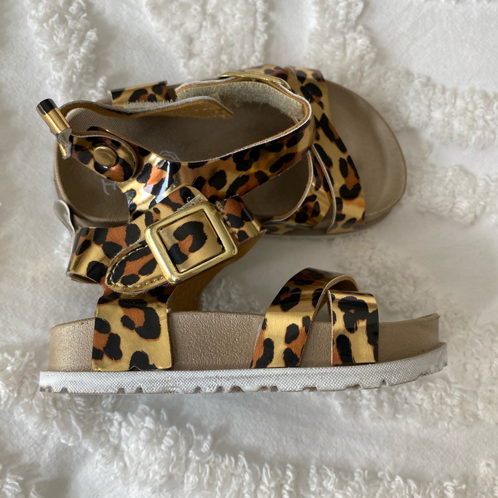 First Steps leopard sandals - Picture 4 of 6
